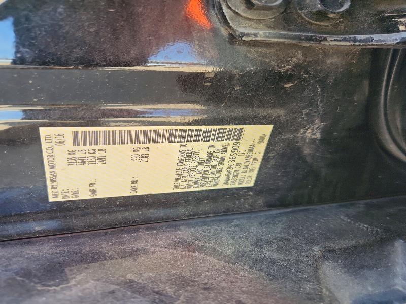 52313456 :رقم المزاد ، 1N4AA6AP2HC365909 vin ، 2017 Nissan Maxima مزاد بيع