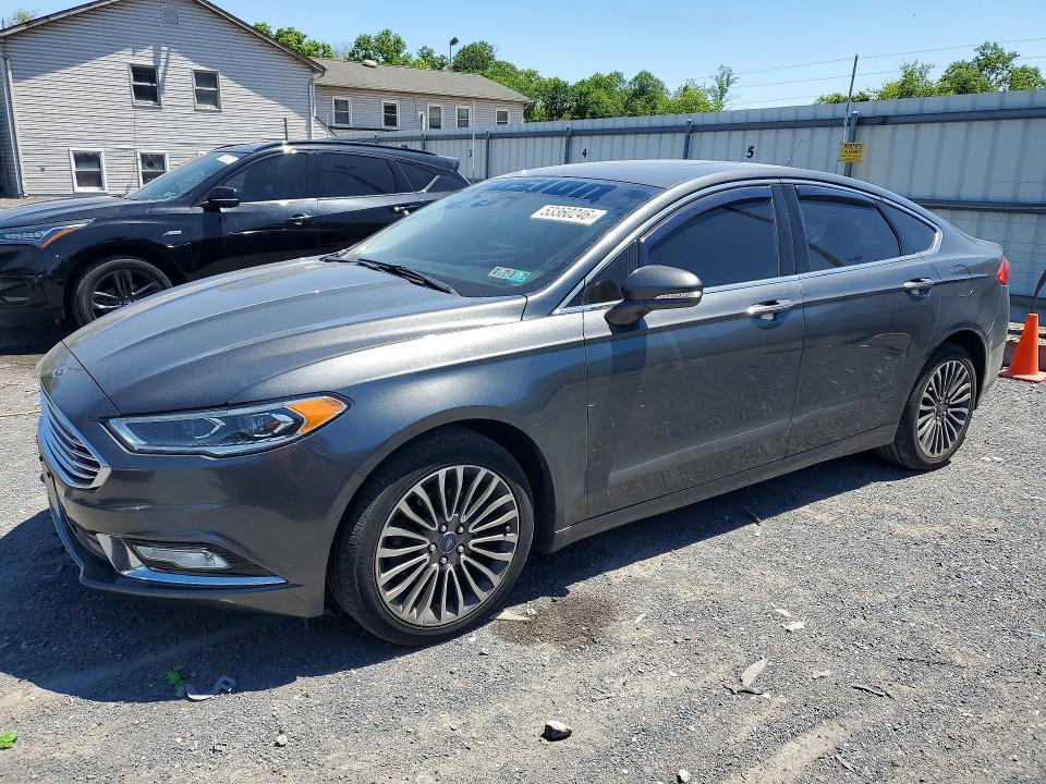 53360246 :رقم المزاد ، 3FA6P0T92HR219477 vin ، 2017 Ford Fusion مزاد بيع
