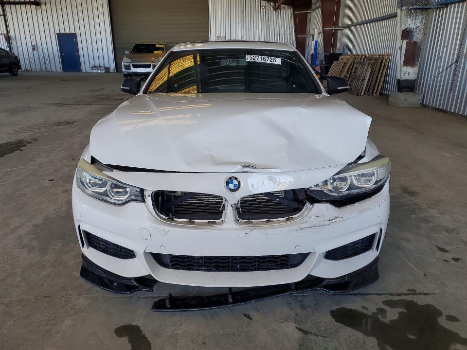 52716726 :رقم المزاد ، WBA3R1C54FK193277 vin ، 2015 Bmw 435 مزاد بيع