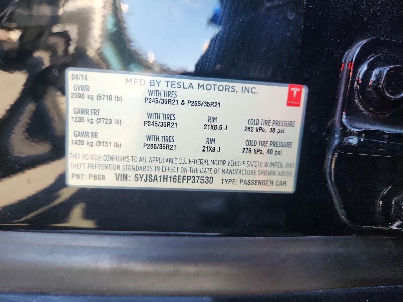 Aukcja sprzedaży 2014 Tesla Model S, vin: 5YJSA1H16EFP37530, numer aukcji: 53538706