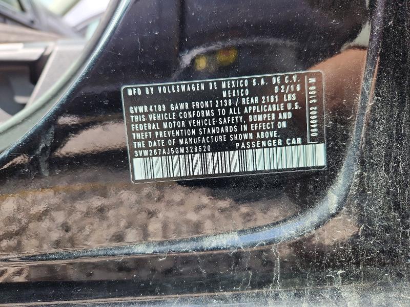 Продажа на аукционе авто 2016 Volkswagen Jetta, vin: 3VW267AJ5GM326520, номер лота: 52770166