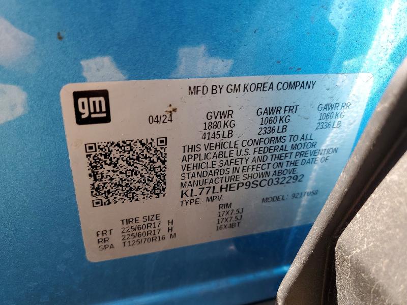 Продаж на аукціоні авто 2025 Chevrolet Trax, vin: KL77LHEP9SC032292, номер лоту: 50365386
