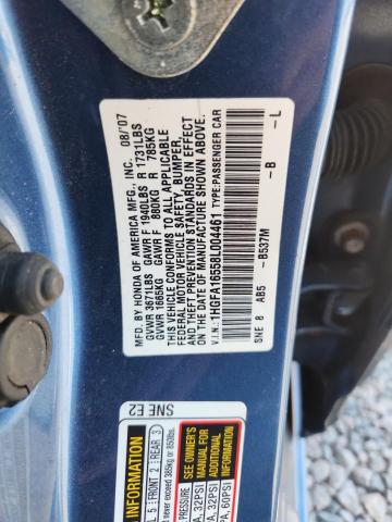 Aukcja sprzedaży 2008 Honda Civic, vin: 1HGFA16558L004461, numer aukcji: 55088426