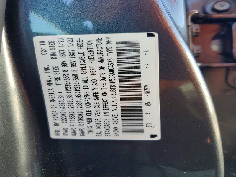 Продажа на аукционе авто 2010 Acura Rdx, vin: 5J8TB1H50AA004673, номер лота: 52255206
