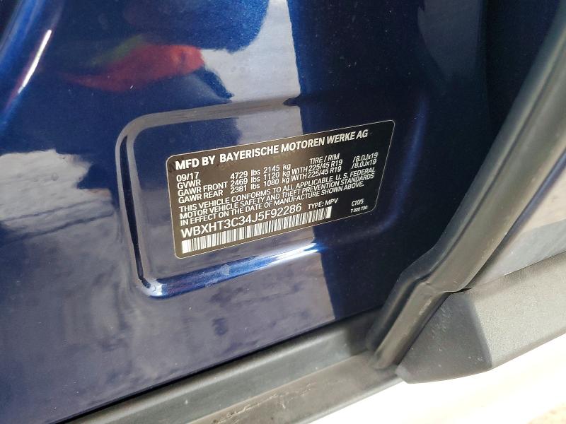 Продажа на аукционе авто 2018 Bmw X1, vin: WBXHT3C34J5F92286, номер лота: 53814586