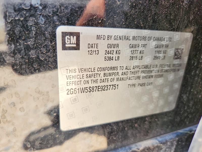 Продажа на аукционе авто 2014 Cadillac Xts, vin: 2G61W5S87E9237751, номер лота: 53805716