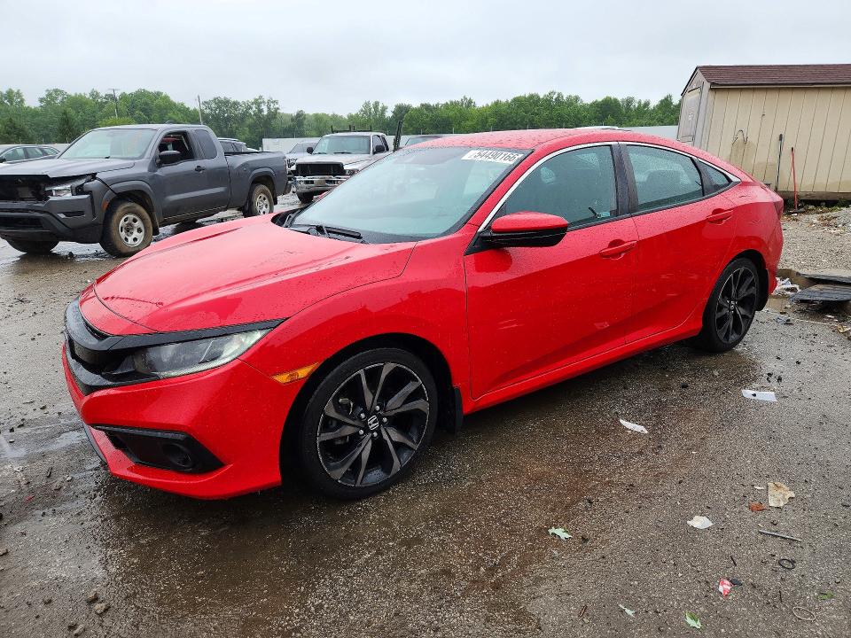 54490166 :رقم المزاد ، 2HGFC2F89KH578298 vin ، 2019 Honda Civic مزاد بيع