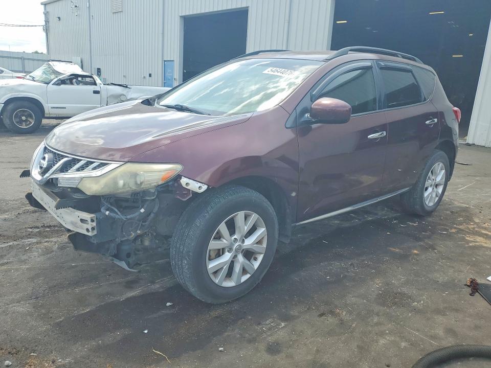 2013 Nissan Murano მანქანა იყიდება აუქციონზე, vin: JN8AZ1MU8DW200127, აუქციონის ნომერი: 54644076