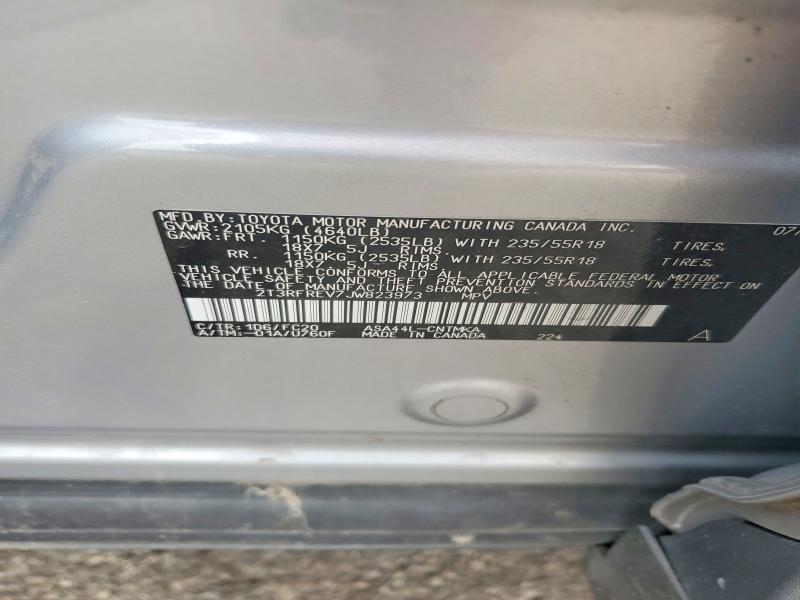 53900936 :رقم المزاد ، 2T3RFREV7JW823973 vin ، 2018 Toyota Rav4 مزاد بيع