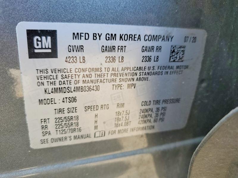 Продажа на аукционе авто 2021 Buick Encore Gx, vin: KL4MMDSL4MB036430, номер лота: 48115786