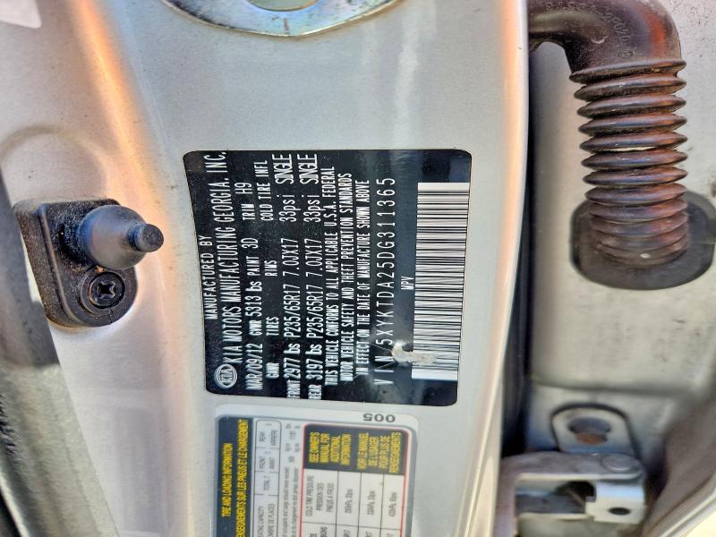 Продажа на аукционе авто 2013 Kia Sorento, vin: 5XYKTDA25DG311365, номер лота: 54368756