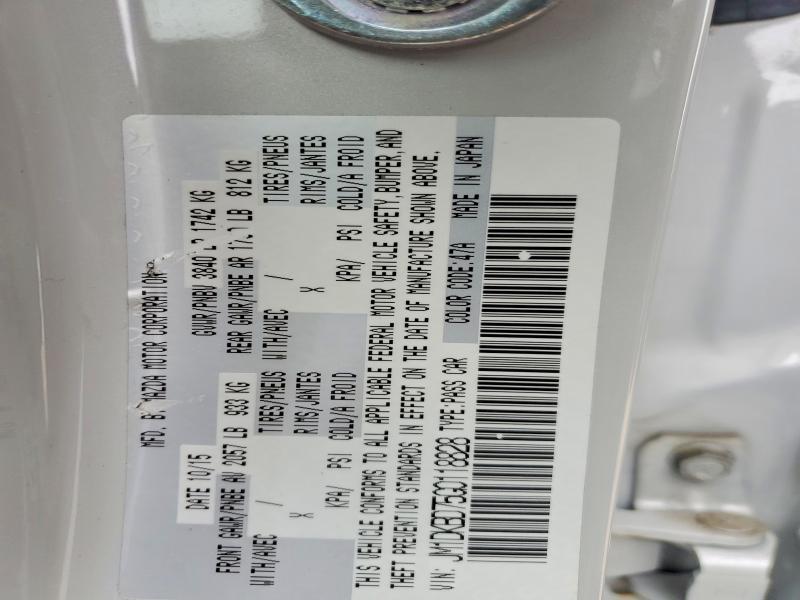 52699386 :رقم المزاد ، JM1DKBD75G0118828 vin ، 2016 Mazda Cx-3 مزاد بيع