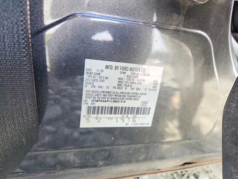 Продажа на аукционе авто 2020 Ford Edge, vin: 2FMPK4AP1LBB67316, номер лота: 55305526