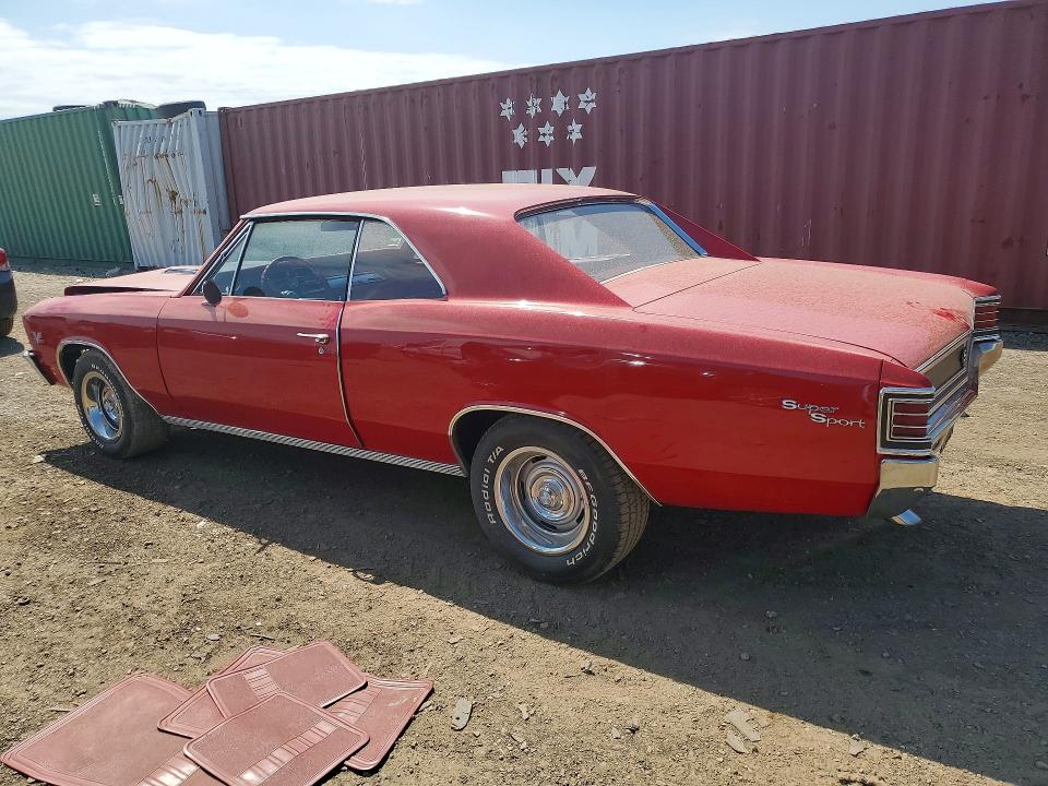 53696676 :رقم المزاد ، 138177A181675 vin ، 1967 Chevrolet Chevelle Ss 396 مزاد بيع