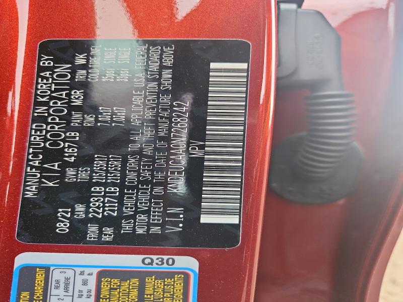 Aukcja sprzedaży 2022 Kia Seltos, vin: KNDEUCAA0N7268242, numer aukcji: 51818686