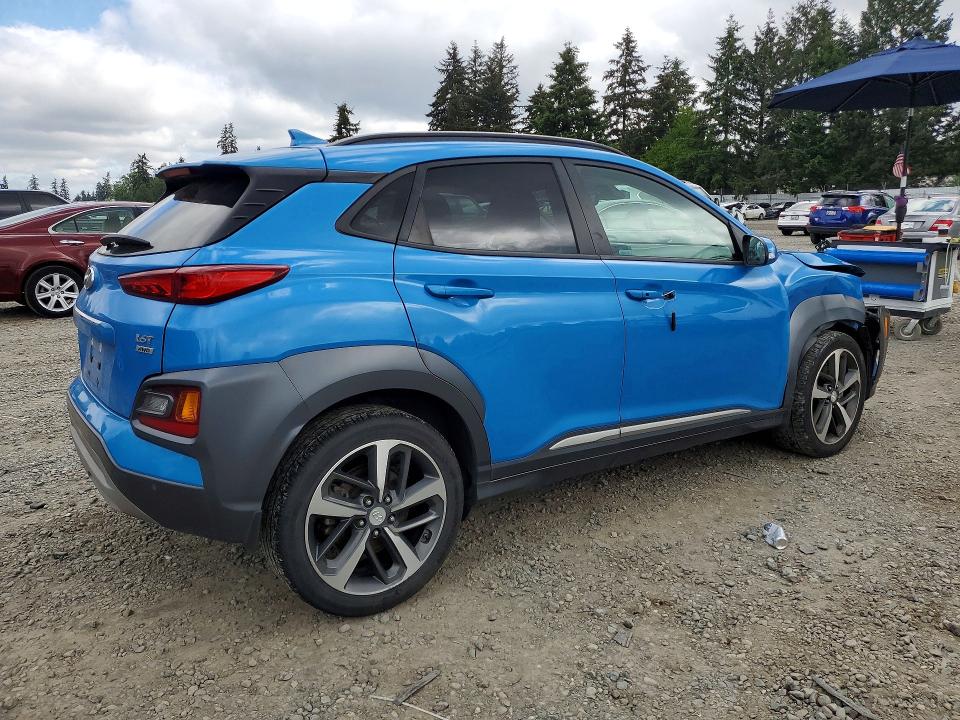 2019 Hyundai Kona მანქანა იყიდება აუქციონზე, vin: KM8K5CA56KU296803, აუქციონის ნომერი: 53758006