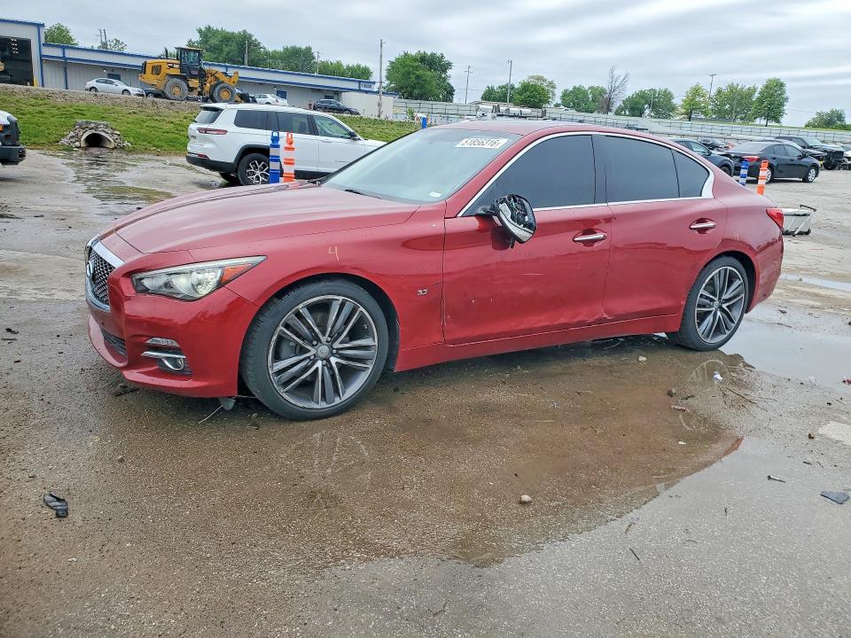 51856316 :رقم المزاد ، JN1BV7APXFM341831 vin ، 2015 Infiniti Q50 مزاد بيع