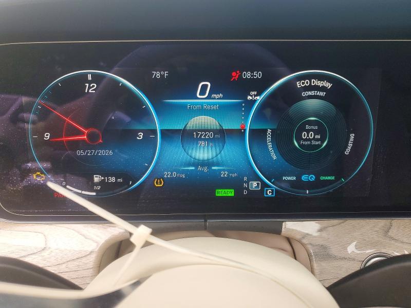 2022 Mercedes-benz E მანქანა იყიდება აუქციონზე, vin: W1K1K5JB8NF186408, აუქციონის ნომერი: 54542026