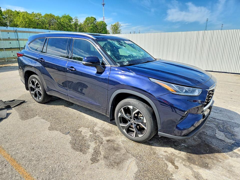 2020 Toyota Highlander მანქანა იყიდება აუქციონზე, vin: 5TDDZRBH5LS036153, აუქციონის ნომერი: 52044166