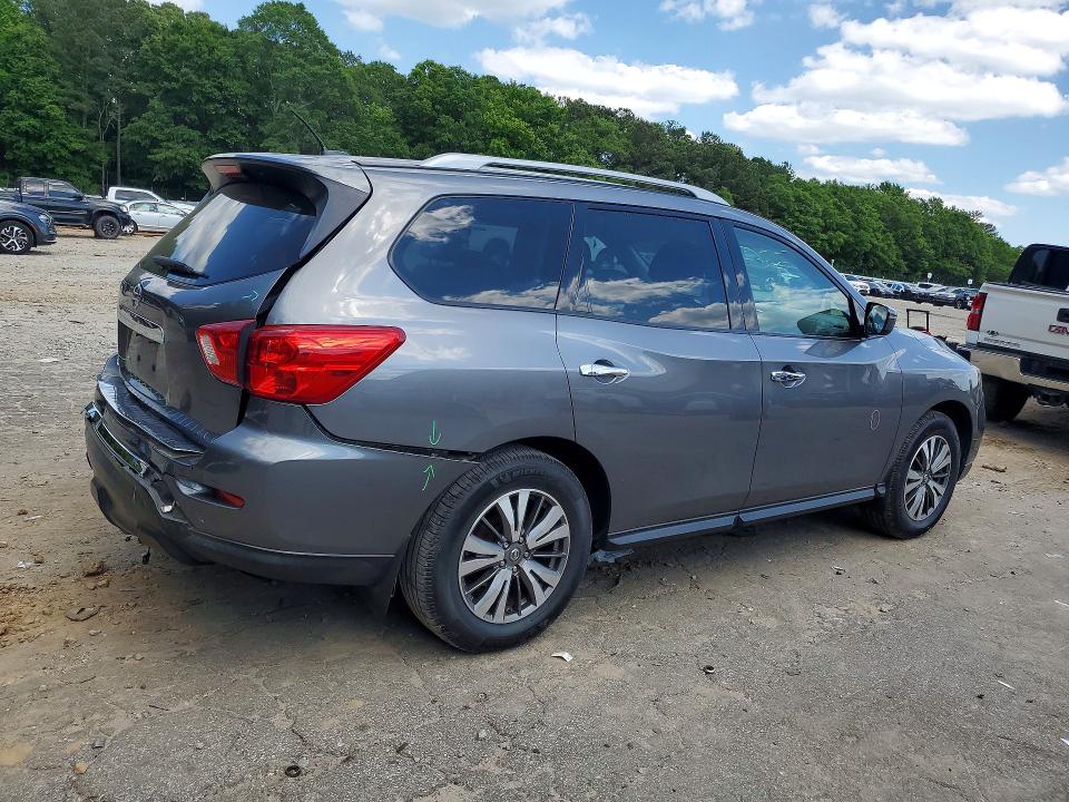 2017 Nissan Pathfinder მანქანა იყიდება აუქციონზე, vin: 5N1DR2MN1HC638529, აუქციონის ნომერი: 52911606