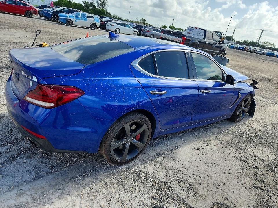 54694156 :رقم المزاد ، KMTG34LE4KU015277 vin ، 2019 Genesis G70 مزاد بيع