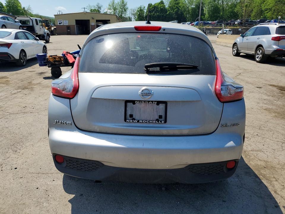 2015 Nissan Juke მანქანა იყიდება აუქციონზე, vin: JN8AF5MVXFT553935, აუქციონის ნომერი: 54145006
