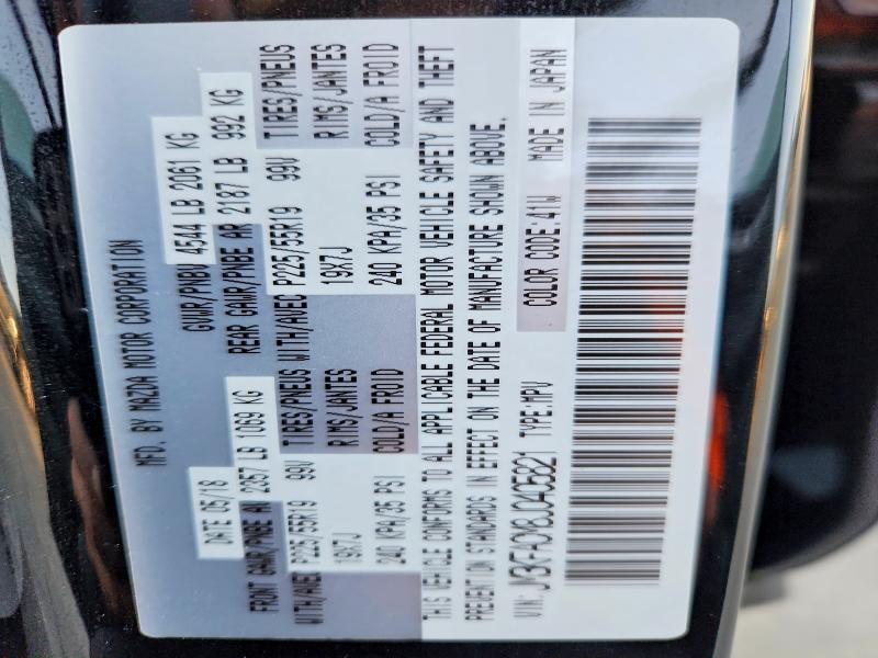 52205036 :رقم المزاد ، JM3KFACM8J0405821 vin ، 2018 Mazda Cx-5 مزاد بيع