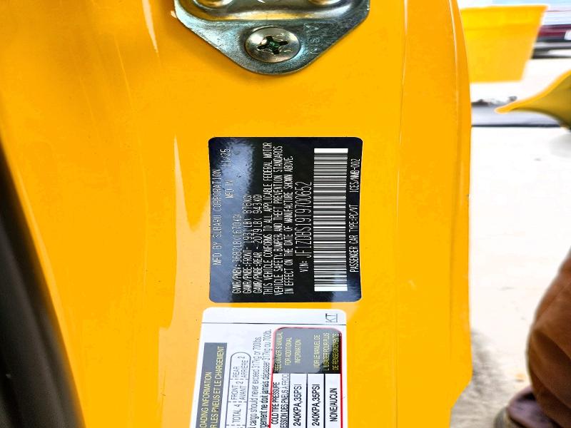 54049466 :رقم المزاد ، JF1ZDBS19T9700652 vin ، 2026 Subaru Brz مزاد بيع