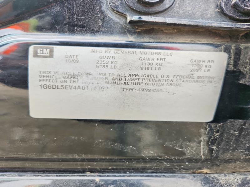 2010 Cadillac Cts მანქანა იყიდება აუქციონზე, vin: 1G6DL5EV4A0114467, აუქციონის ნომერი: 54082856