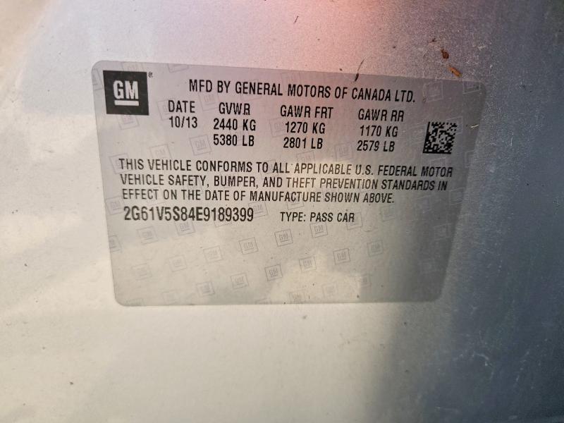 2014 Cadillac Xts მანქანა იყიდება აუქციონზე, vin: 2G61V5S84E9189399, აუქციონის ნომერი: 53946526