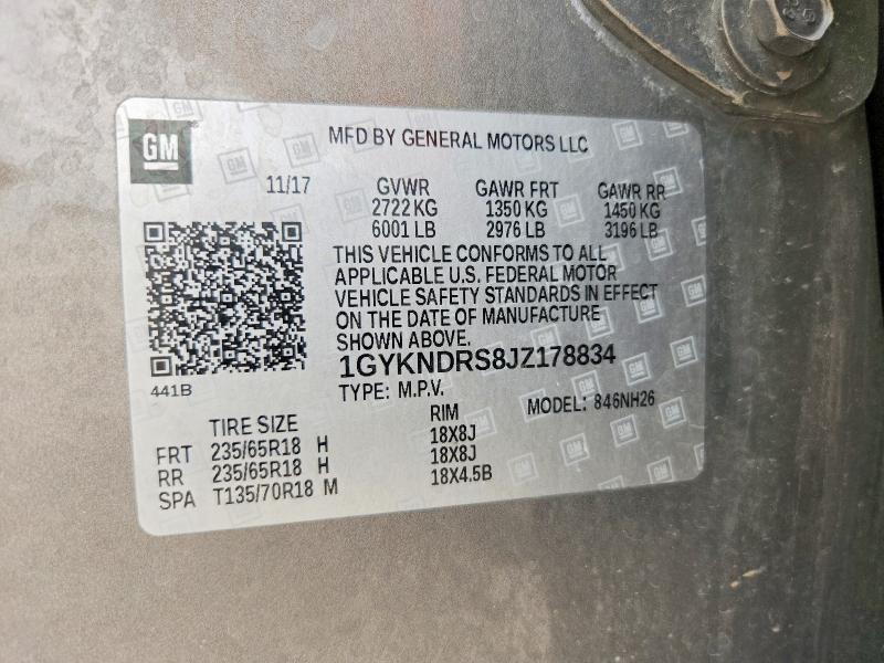 Продажа на аукционе авто 2018 Cadillac Xt5, vin: 1GYKNDRS8JZ178834, номер лота: 53081466
