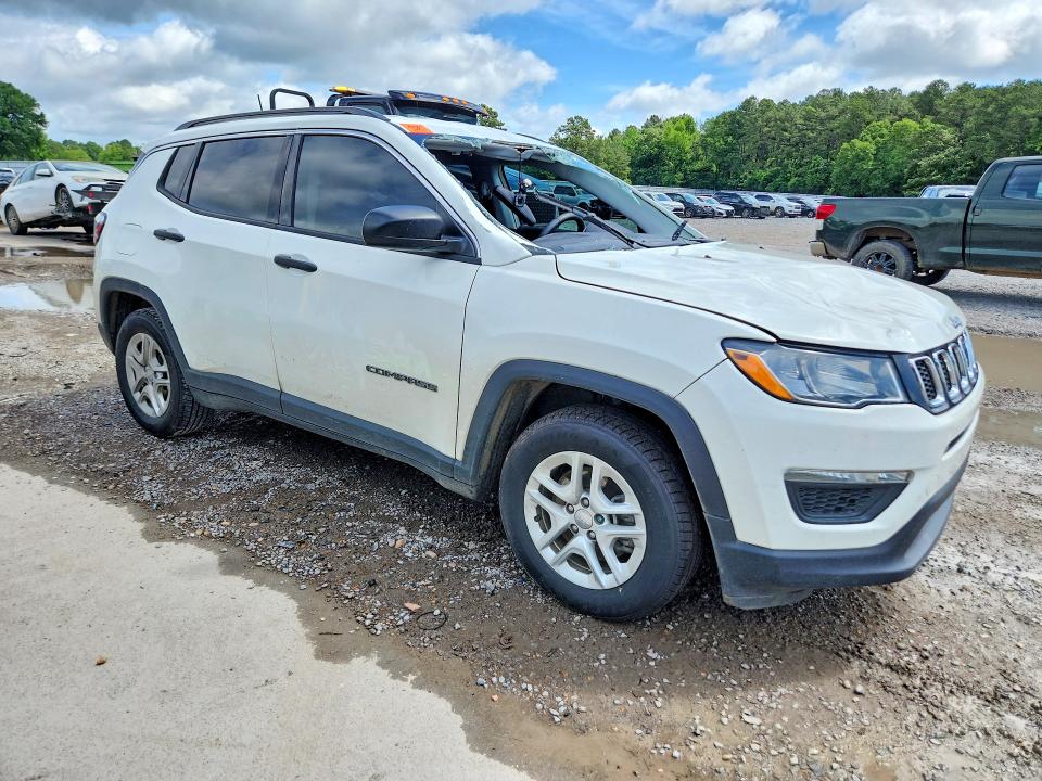 2021 Jeep Compass მანქანა იყიდება აუქციონზე, vin: 3C4NJCAB0MT508143, აუქციონის ნომერი: 54480396