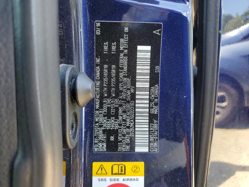 54197316 :رقم المزاد ، 2T2BZMCA1GC023163 vin ، 2016 Lexus Rx 350 مزاد بيع