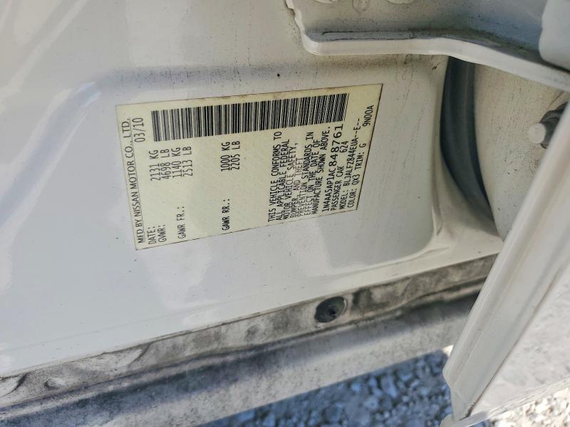 2010 Nissan Maxima მანქანა იყიდება აუქციონზე, vin: 1N4AA5AP1AC848761, აუქციონის ნომერი: 53617856