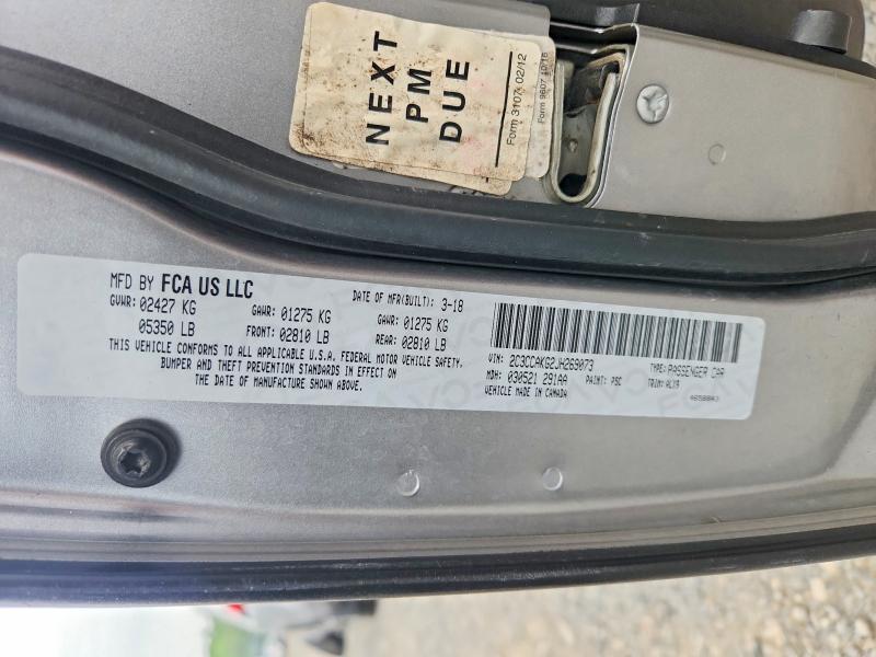 Продаж на аукціоні авто 2018 Chrysler 300, vin: 2C3CCAKG2JH269073, номер лоту: 54815956
