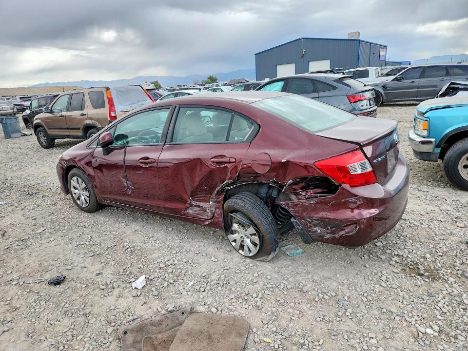 53918386 :رقم المزاد ، 19XFB2F58CE057979 vin ، 2012 Honda Civic مزاد بيع
