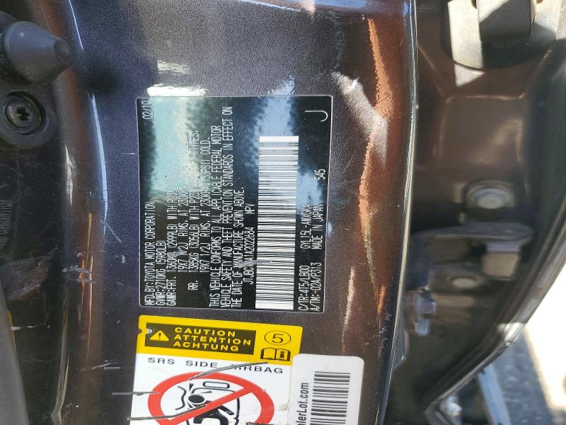 52913026 :رقم المزاد ، JTJBC1BA1A2022684 vin ، 2010 Lexus Rx450 مزاد بيع