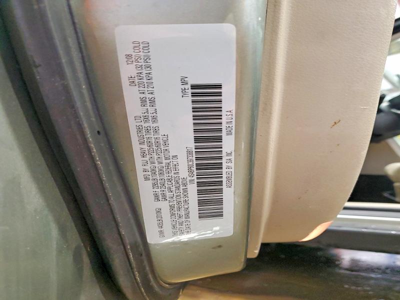 Aukcja sprzedaży 2009 Subaru Outback, vin: 4S4BP60C397338817, numer aukcji: 54603596