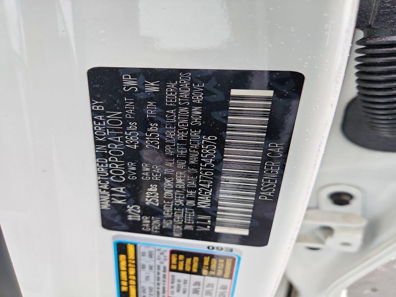 Продажа на аукционе авто 2026 Kia K5, vin: KNAG24J76T5458576, номер лота: 54773026