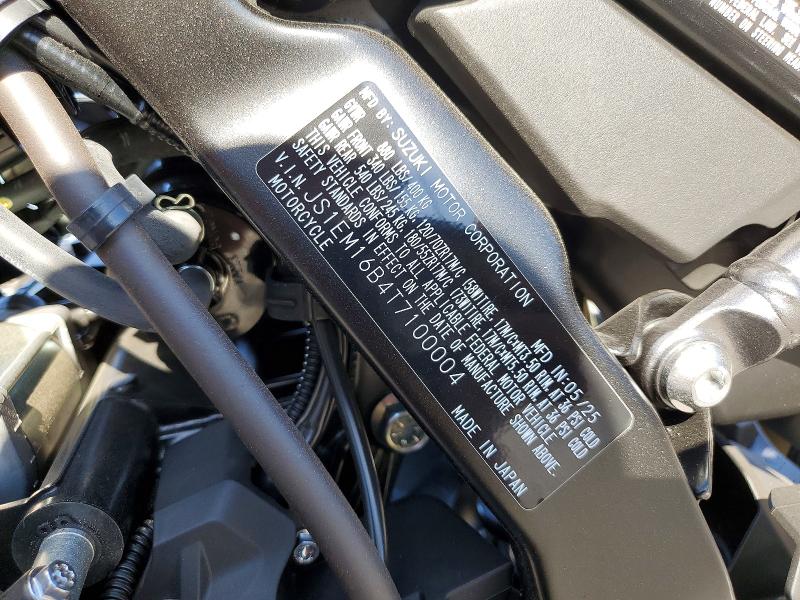 Aukcja sprzedaży 2026 Suzuki Gsx800, vin: JS1EM16B4T7100004, numer aukcji: 53074326