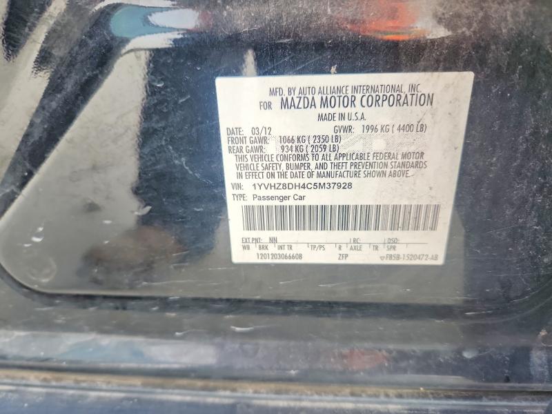 Продажа на аукционе авто 2012 Mazda 6, vin: 1YVHZ8DH4C5M37928, номер лота: 53991346
