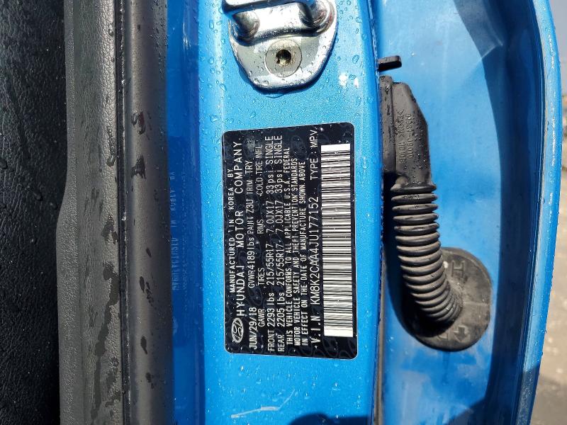 Aukcja sprzedaży 2018 Hyundai Kona, vin: KM8K2CAA4JU177152, numer aukcji: 54094686