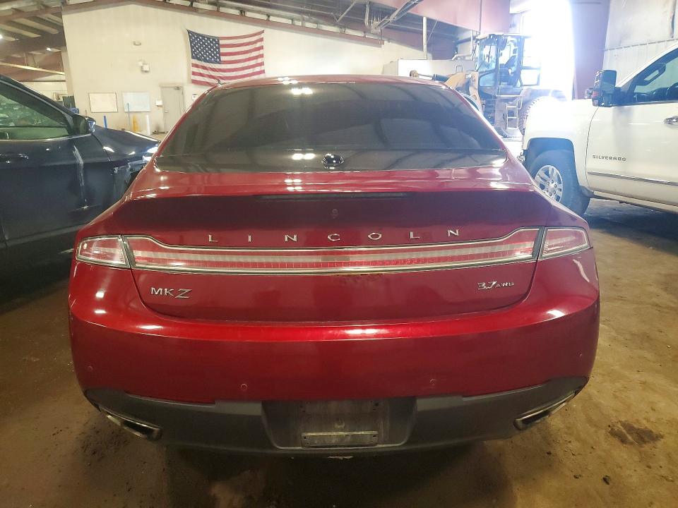 52026126 :رقم المزاد ، 3LN6L2JK4FR612218 vin ، 2015 Lincoln Mkz مزاد بيع
