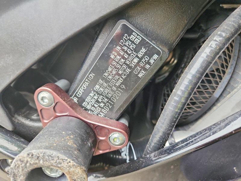 Продаж на аукціоні авто 2013 Suzuki Gsx-r750, vin: JS1GR7MA8D2102019, номер лоту: 52243766