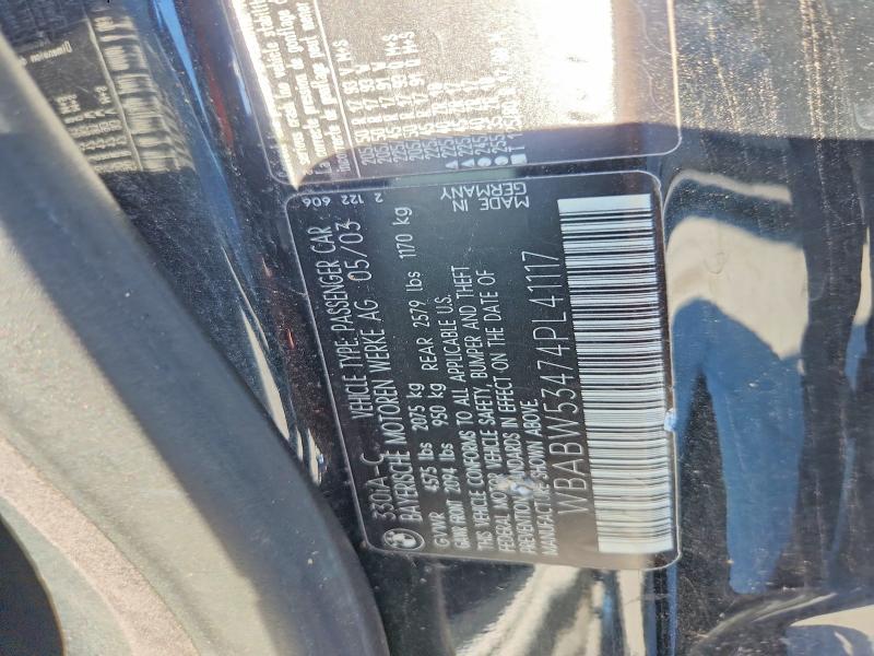 Aukcja sprzedaży 2004 Bmw 330, vin: WBABW53474PL41117, numer aukcji: 53350206