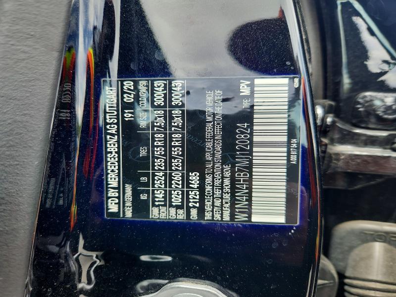 Aukcja sprzedaży 2021 Mercedes-benz Gla, vin: W1N4N4HB7MJ120824, numer aukcji: 53647786
