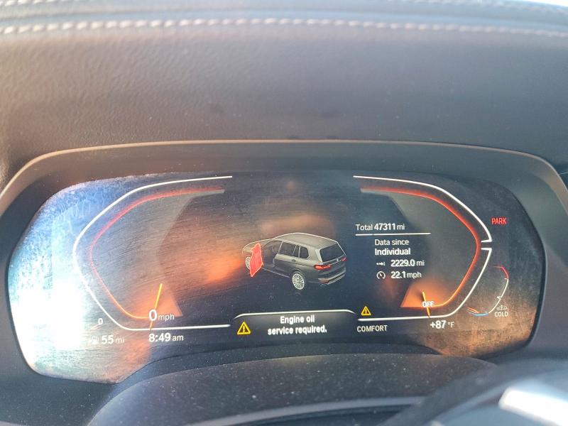 51088156 :رقم المزاد ، 5UXCW2C02M9H35987 vin ، 2021 Bmw X7 مزاد بيع