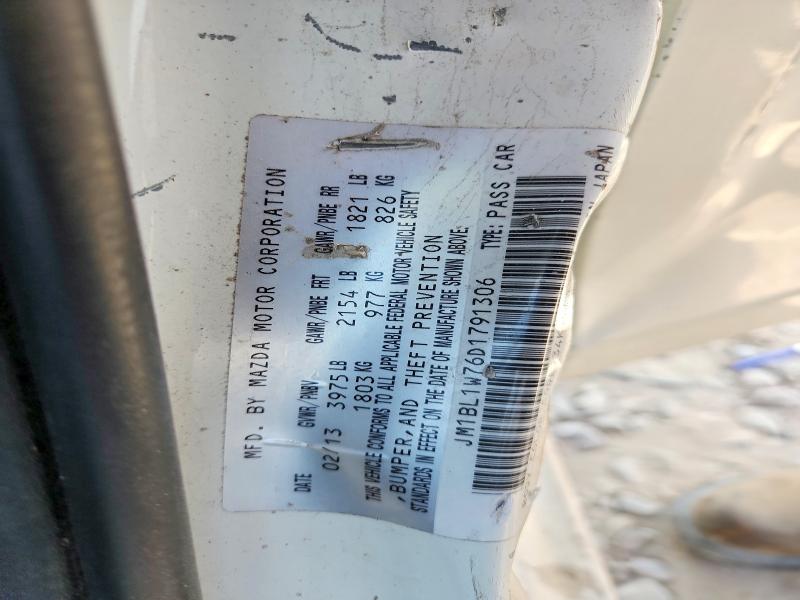2013 Mazda 3 მანქანა იყიდება აუქციონზე, vin: JM1BL1W76D1791306, აუქციონის ნომერი: 51683576