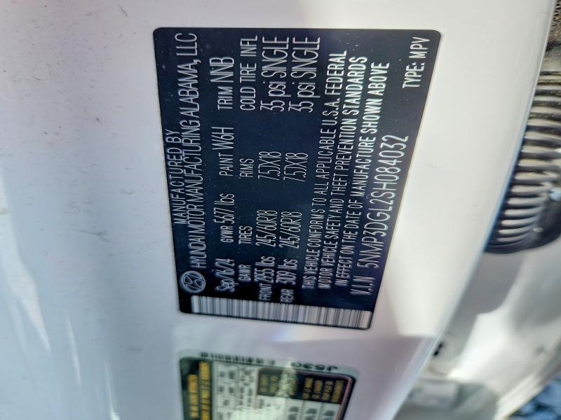 Продаж на аукціоні авто 2025 Hyundai Santa Fe, vin: 5NMP3DGL2SH084032, номер лоту: 54291056