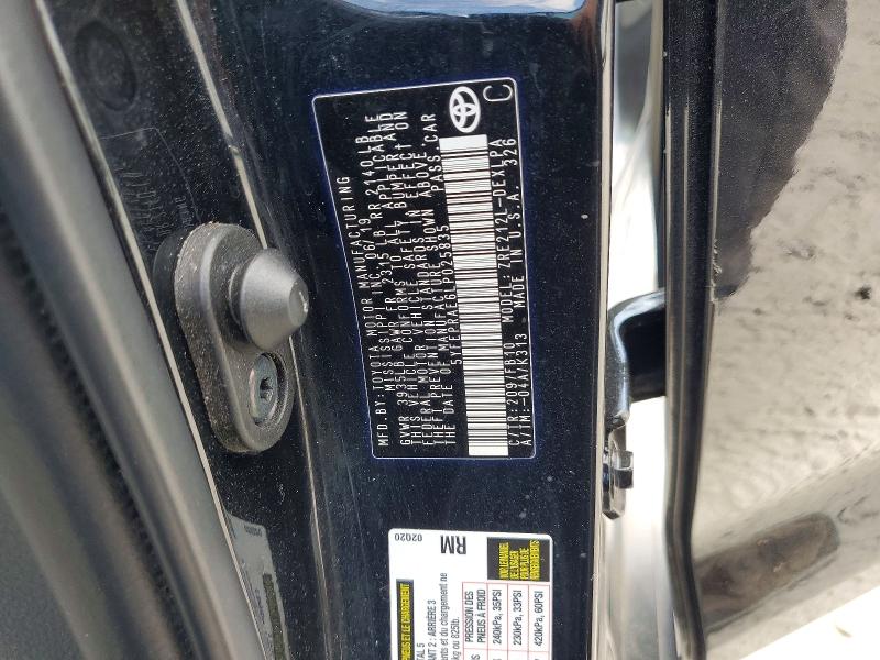 Продажа на аукционе авто 2020 Toyota Corolla, vin: 5YFEPRAE6LP025835, номер лота: 54265036